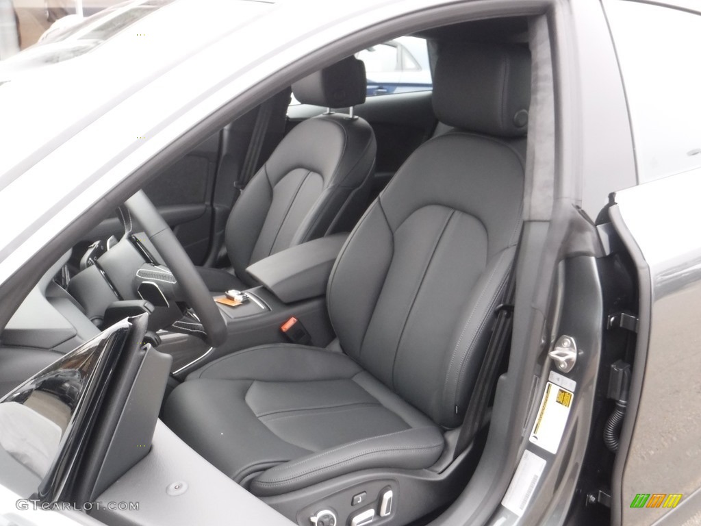 Black Interior 2017 Audi S7 Prestige quattro Photo #117197080