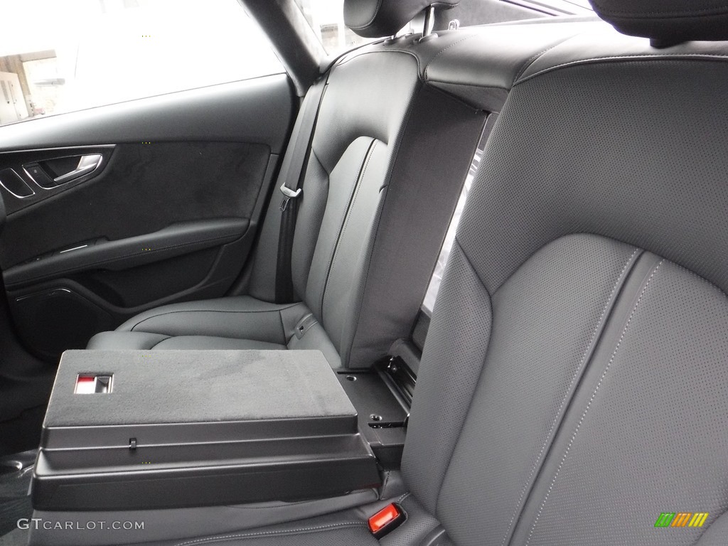 Black Interior 2017 Audi S7 Prestige quattro Photo #117197344