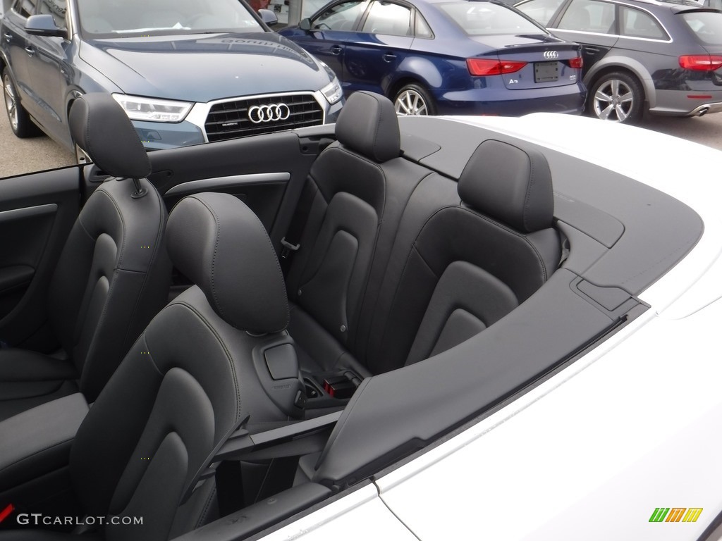 2017 Audi A5 Sport quattro Cabriolet Rear Seat Photo #117198037