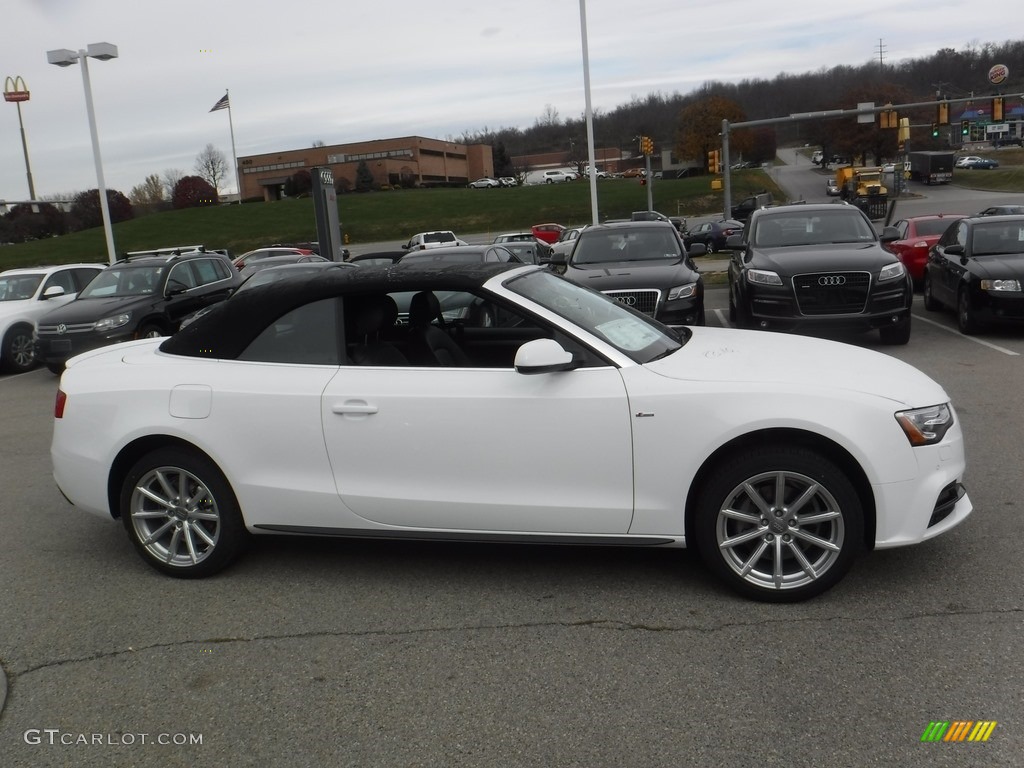 Ibis White 2017 Audi A5 Sport quattro Cabriolet Exterior Photo #117198142