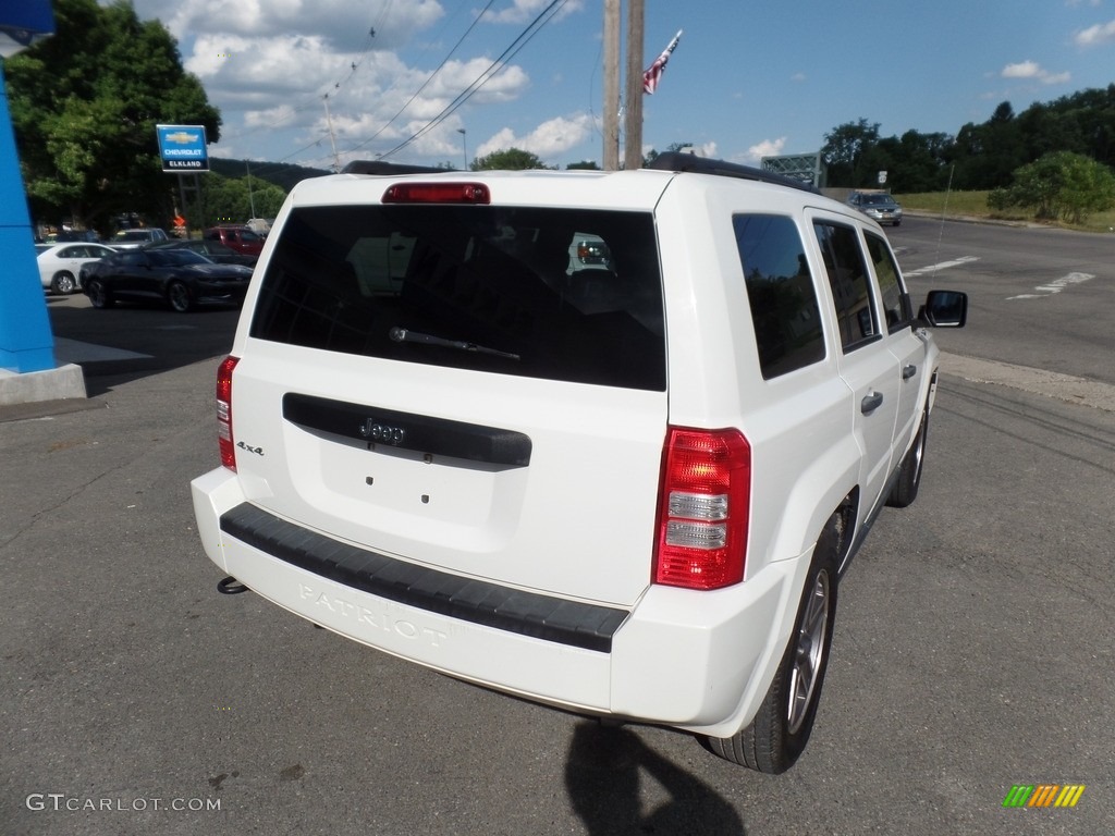 2009 Patriot Sport 4x4 - Stone White / Dark Slate Gray/Medium Slate Gray photo #4