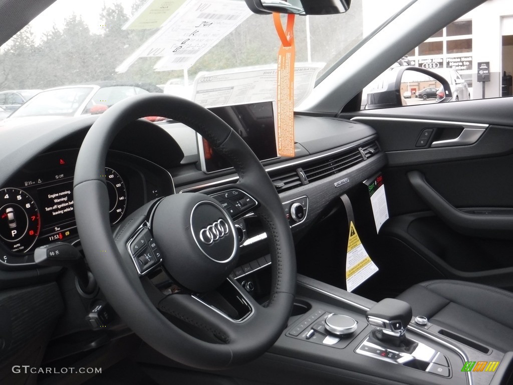 2017 Audi A4 2.0T Premium quattro Black Dashboard Photo #117198718