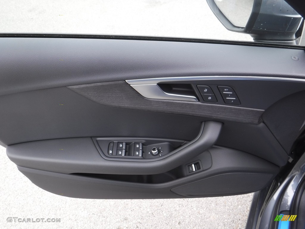 2017 Audi A4 2.0T Premium quattro Black Door Panel Photo #117198736