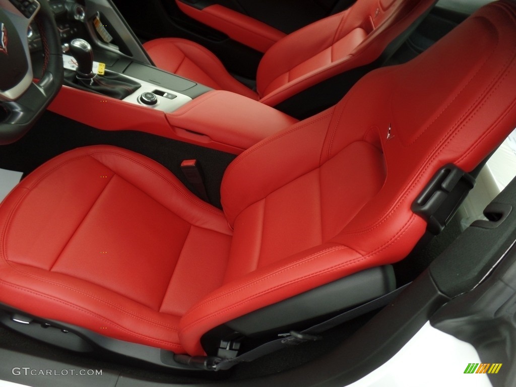 Adrenaline Red Interior 2017 Chevrolet Corvette Grand Sport Coupe Photo #117199015