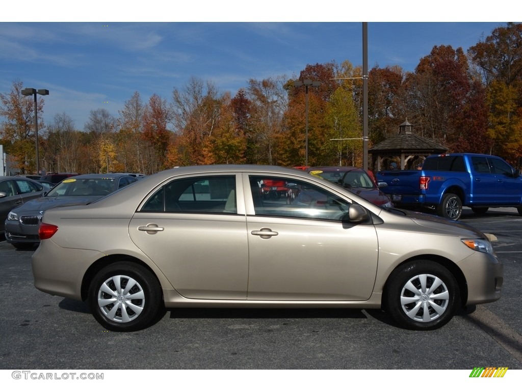 2010 Corolla LE - Desert Sand Metallic / Ash photo #2