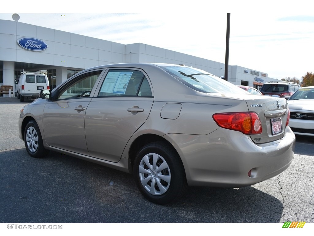 2010 Corolla LE - Desert Sand Metallic / Ash photo #5