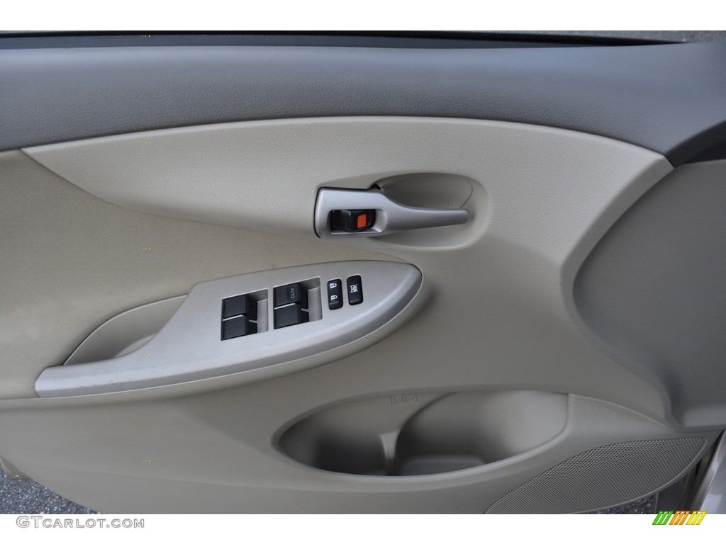 2010 Corolla LE - Desert Sand Metallic / Ash photo #8