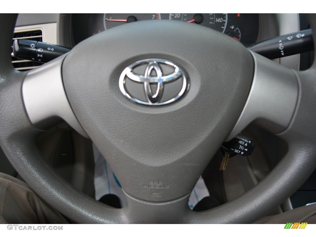2010 Corolla LE - Desert Sand Metallic / Ash photo #19