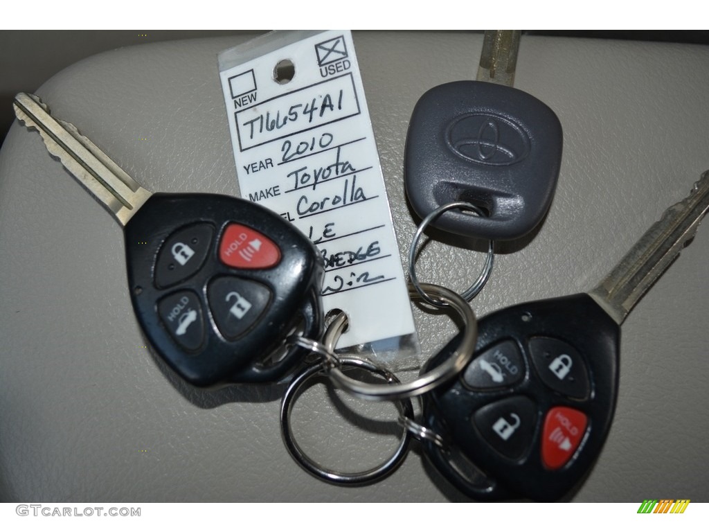 2010 Corolla LE - Desert Sand Metallic / Ash photo #22