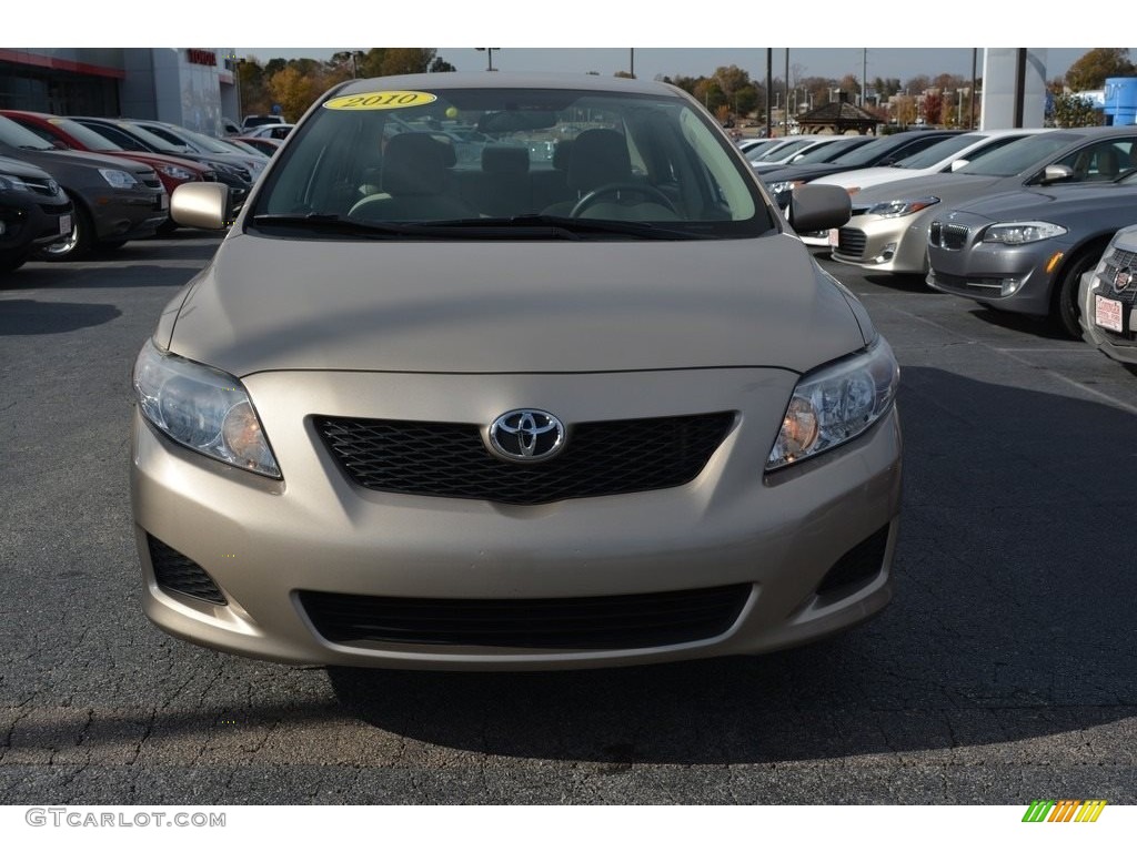 2010 Corolla LE - Desert Sand Metallic / Ash photo #23