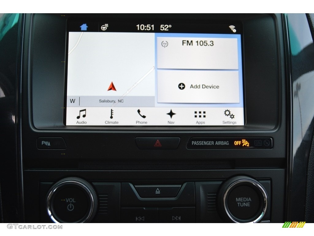 2017 Explorer XLT - White Platinum / Medium Light Camel photo #11