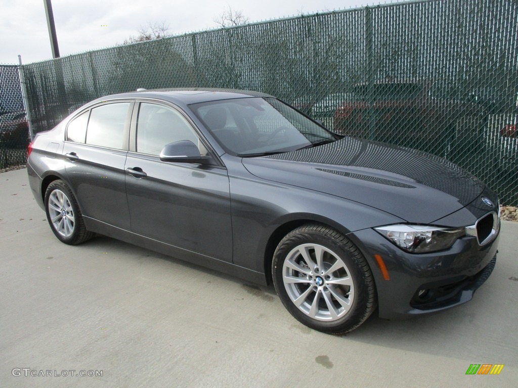 2017 3 Series 320i xDrive Sedan - Mineral Grey Metallic / Black photo #1