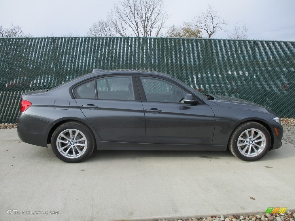 2017 3 Series 320i xDrive Sedan - Mineral Grey Metallic / Black photo #2