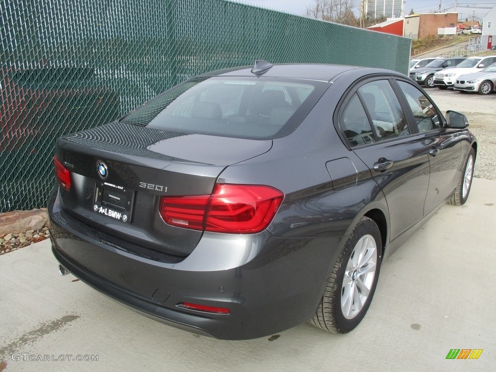 2017 3 Series 320i xDrive Sedan - Mineral Grey Metallic / Black photo #4