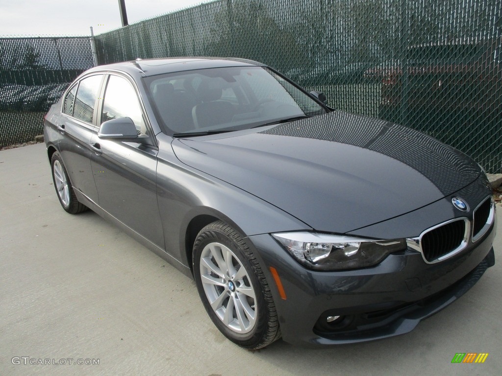 2017 3 Series 320i xDrive Sedan - Mineral Grey Metallic / Black photo #5