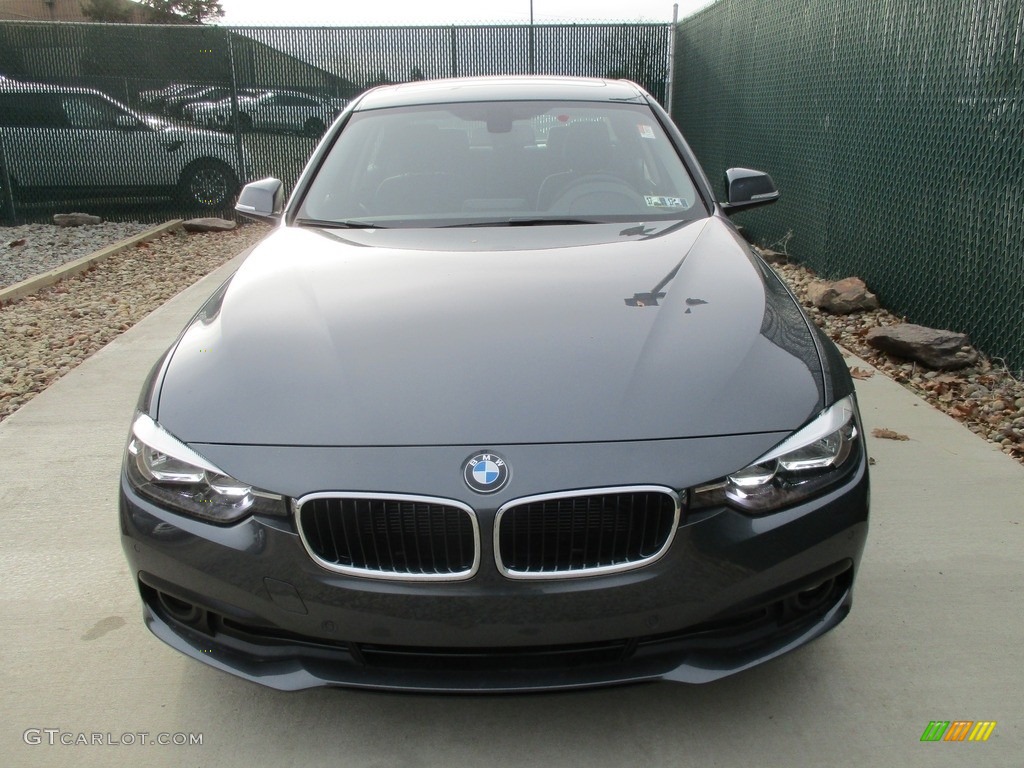 2017 3 Series 320i xDrive Sedan - Mineral Grey Metallic / Black photo #6