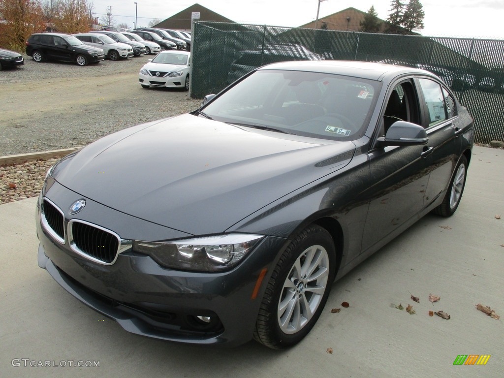 2017 3 Series 320i xDrive Sedan - Mineral Grey Metallic / Black photo #7