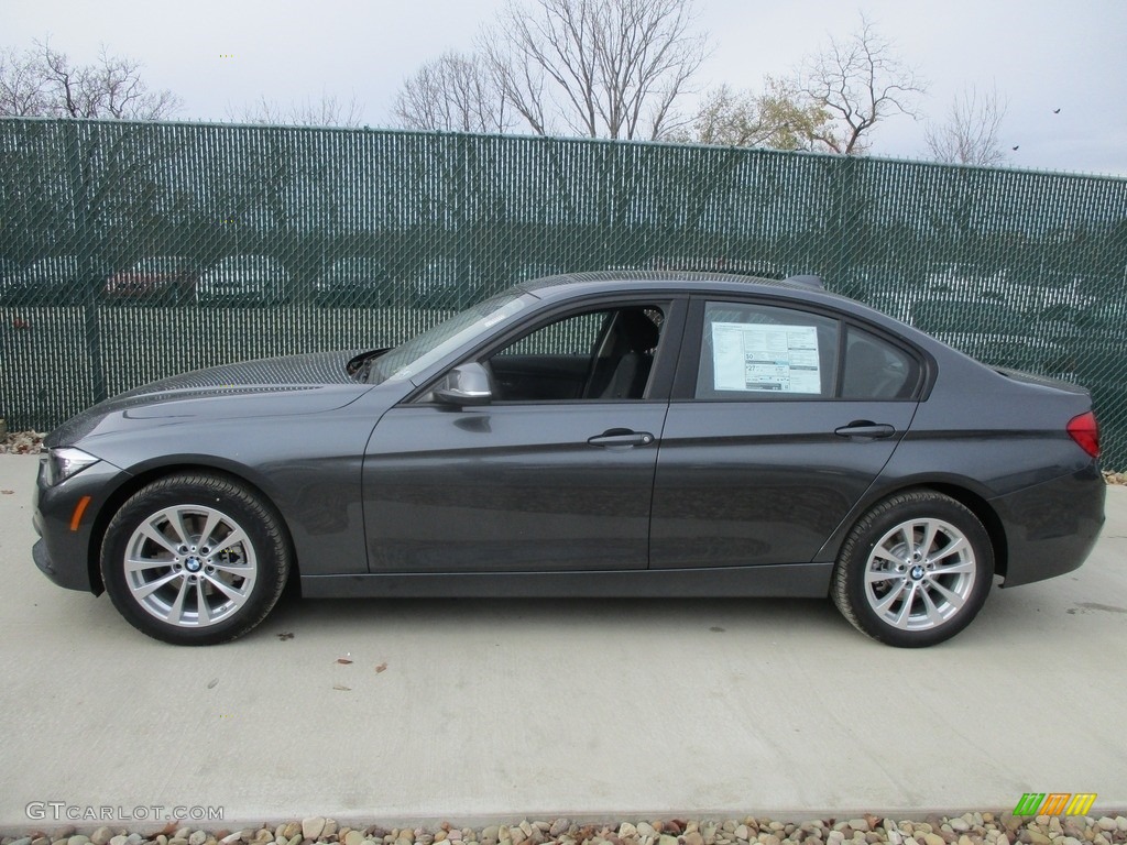 2017 3 Series 320i xDrive Sedan - Mineral Grey Metallic / Black photo #8