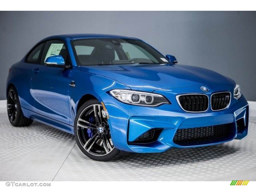 Long Beach Blue Metallic 2017 BMW M2 Coupe Exterior Photo #117200207