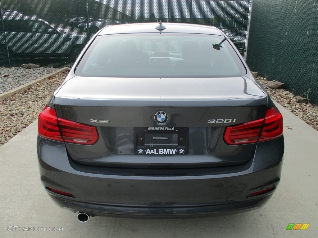 2017 3 Series 320i xDrive Sedan - Mineral Grey Metallic / Black photo #9