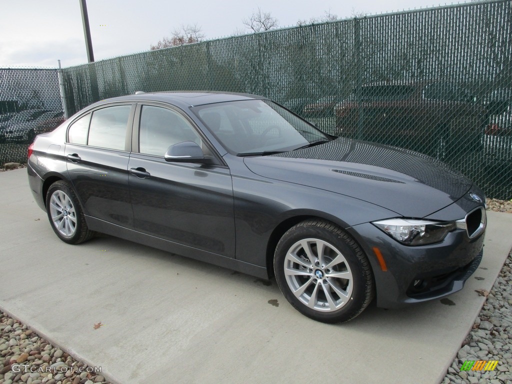 2017 3 Series 320i xDrive Sedan - Mineral Grey Metallic / Black photo #1