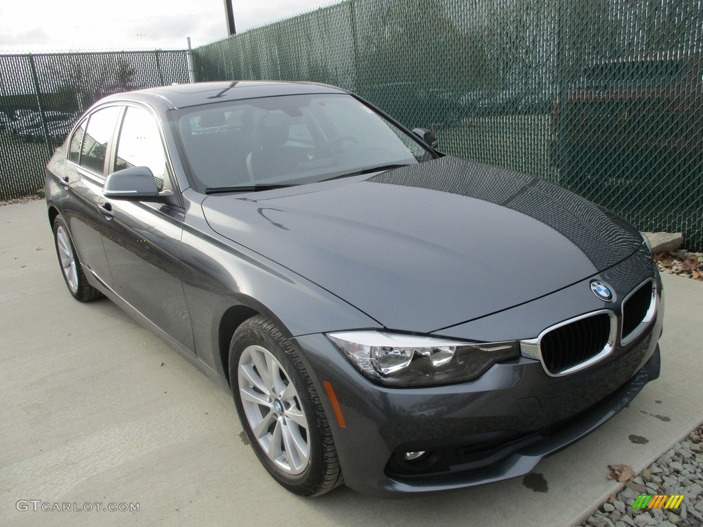 2017 3 Series 320i xDrive Sedan - Mineral Grey Metallic / Black photo #5