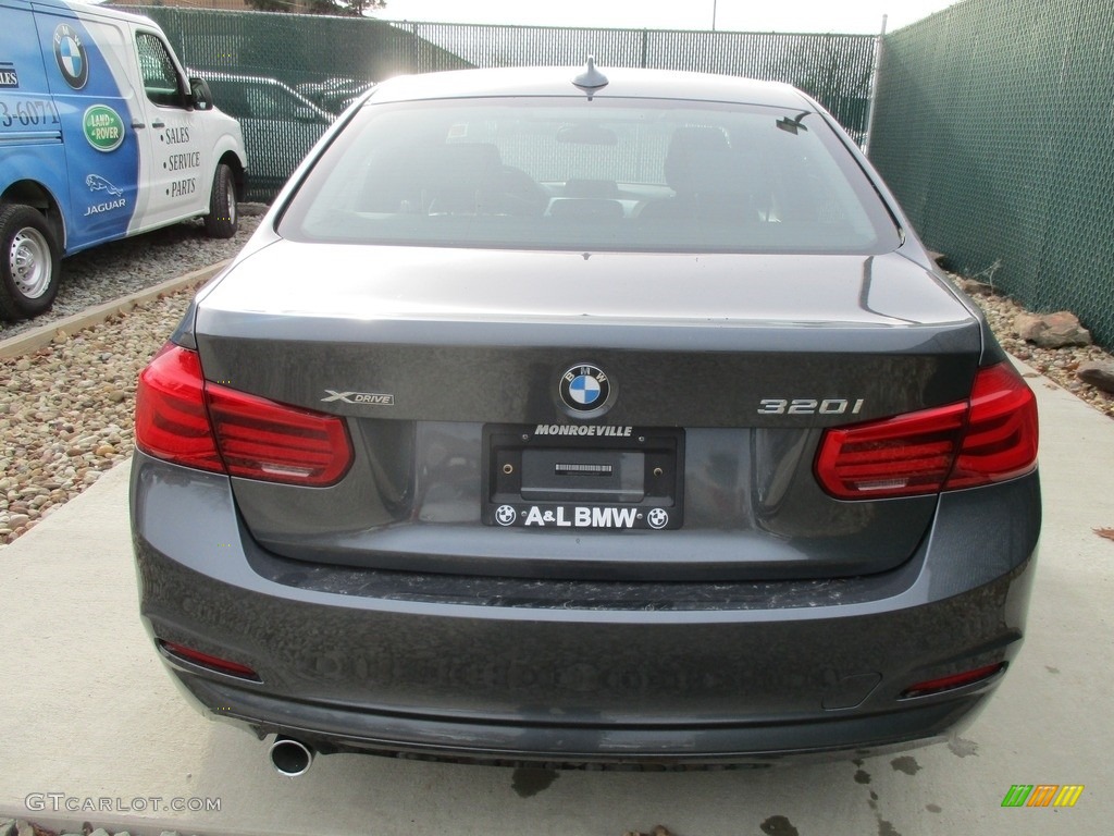 2017 3 Series 320i xDrive Sedan - Mineral Grey Metallic / Black photo #8