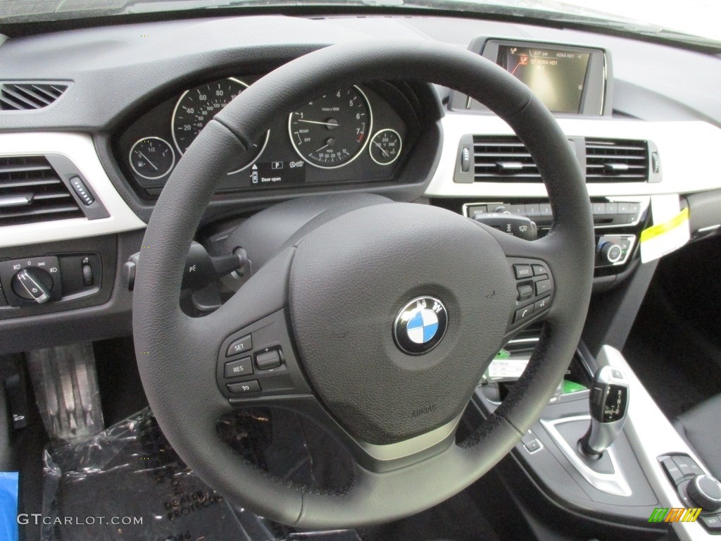 2017 3 Series 320i xDrive Sedan - Mineral Grey Metallic / Black photo #14