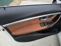 2017 BMW 3 Series Saddle Brown Interior Door Panel Photo