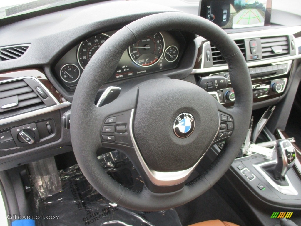 2017 3 Series 330i xDrive Sedan - Alpine White / Saddle Brown photo #14