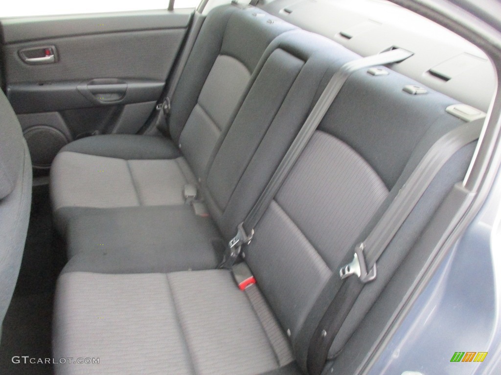 2008 MAZDA3 i Sport Sedan - Galaxy Gray Mica / Black photo #12