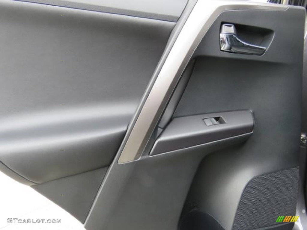 2017 Toyota RAV4 XLE Black Door Panel Photo #117202226