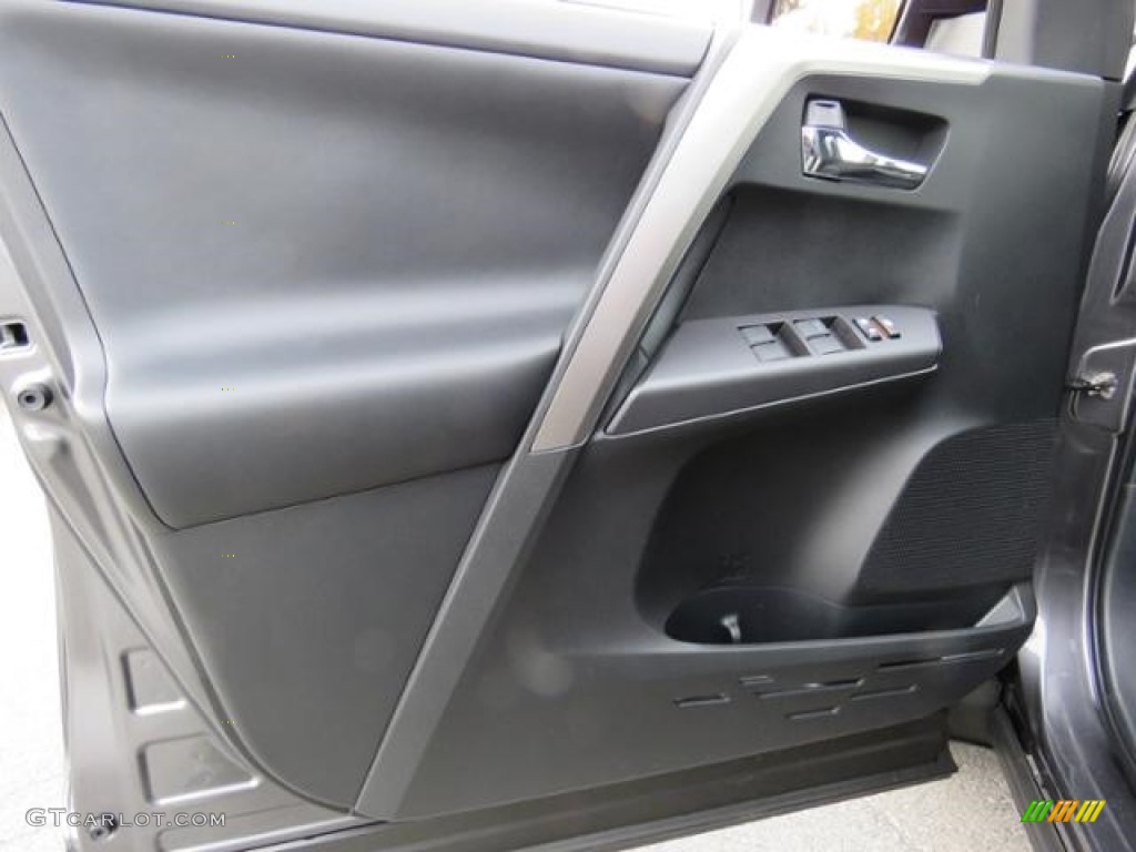 2017 Toyota RAV4 XLE Black Door Panel Photo #117202262