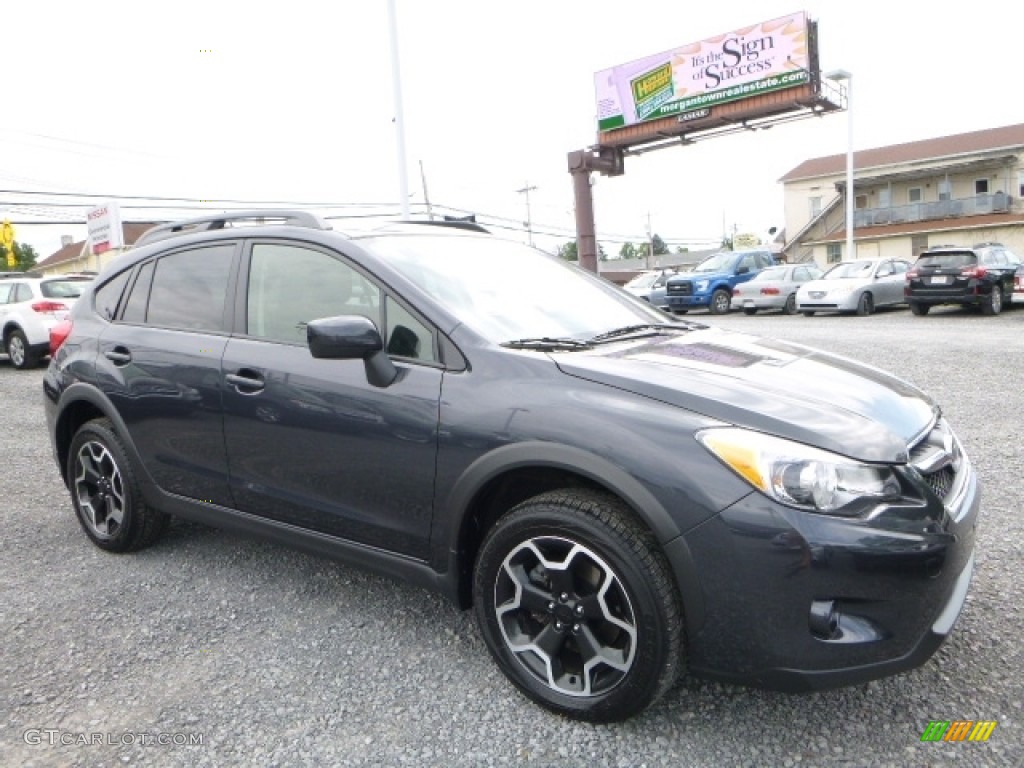 2015 XV Crosstrek 2.0i Premium - Dark Gray Metallic / Black photo #1