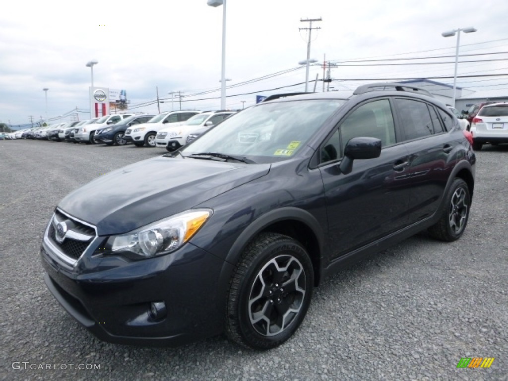 2015 XV Crosstrek 2.0i Premium - Dark Gray Metallic / Black photo #11