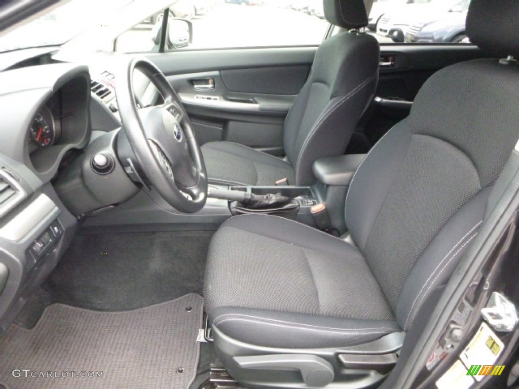 2015 XV Crosstrek 2.0i Premium - Dark Gray Metallic / Black photo #13