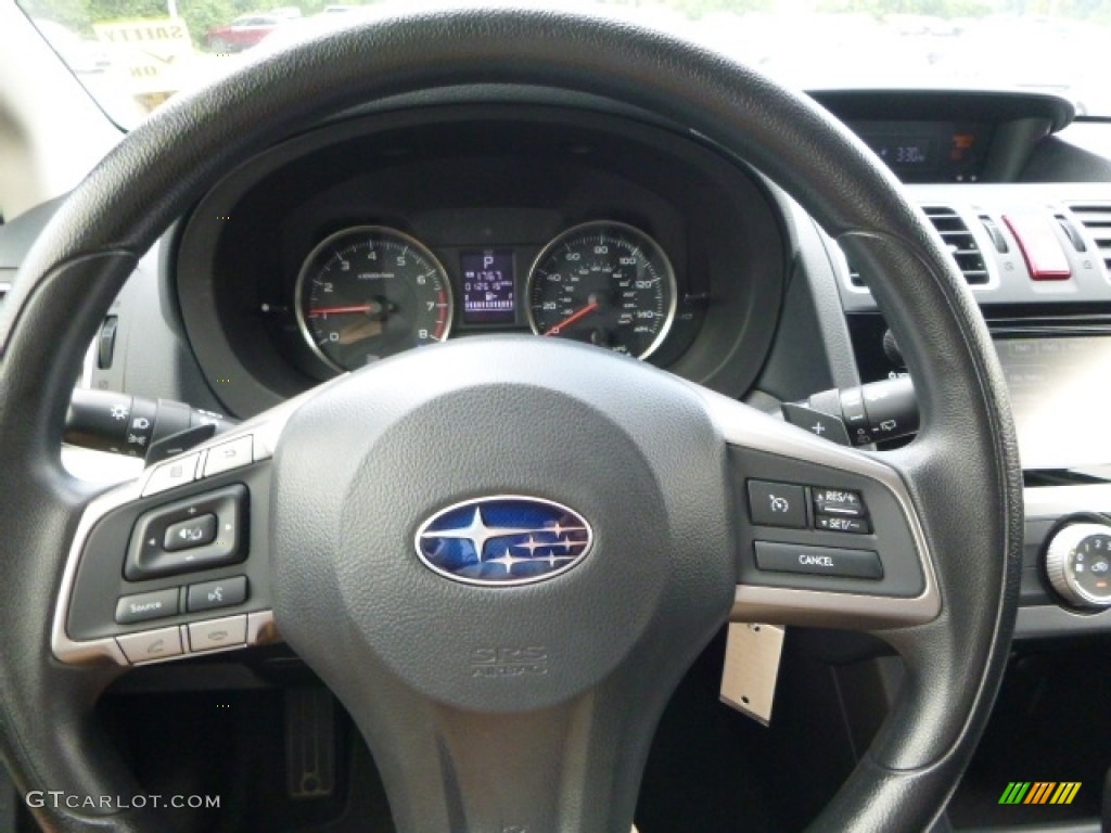2015 XV Crosstrek 2.0i Premium - Dark Gray Metallic / Black photo #21
