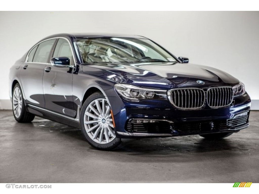 2017 7 Series 740i Sedan - Imperial Blue Metallic / Canberra Beige photo #11