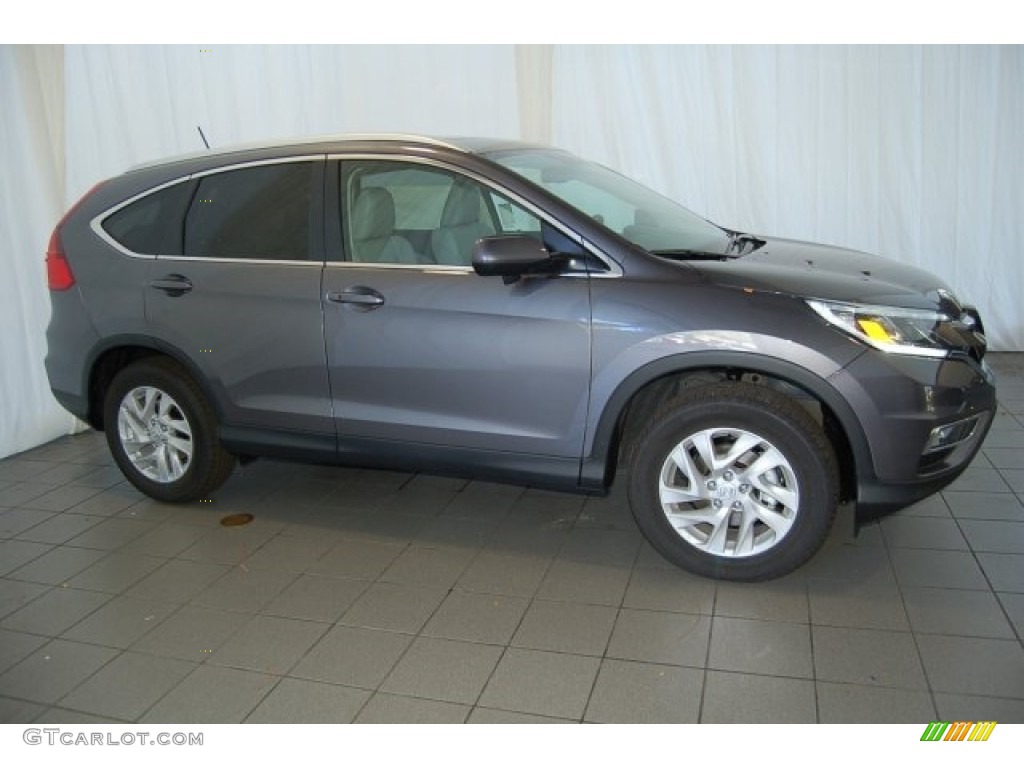 2016 CR-V EX-L - Modern Steel Metallic / Gray photo #5