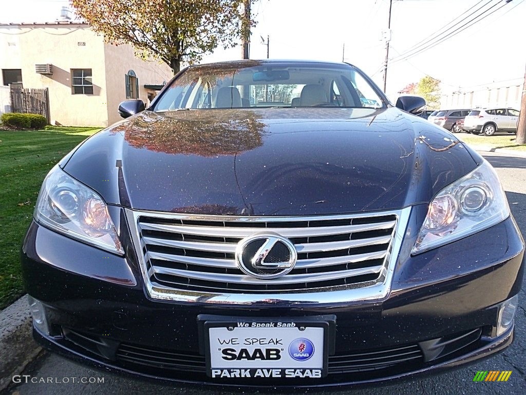 2010 ES 350 - Cerulean Blue Metallic / Parchment photo #9