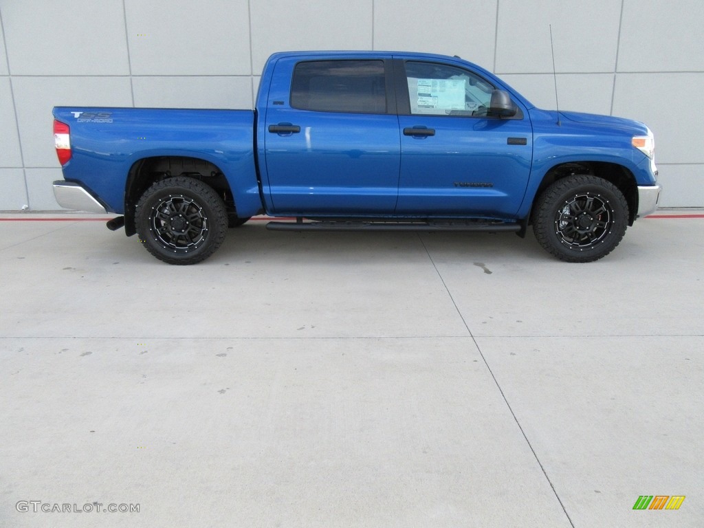 Blazing Blue Pearl 2017 Toyota Tundra SR5 TSS Off-Road CrewMax Exterior Photo #117208204