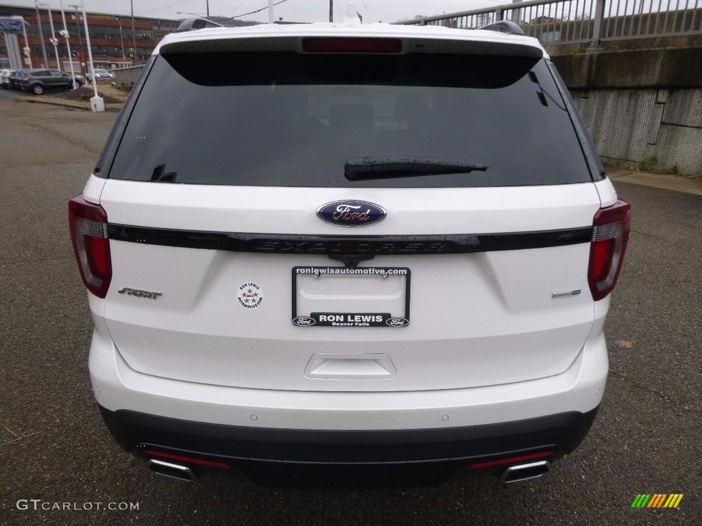 2017 Explorer Sport 4WD - White Platinum / Ebony Black photo #3