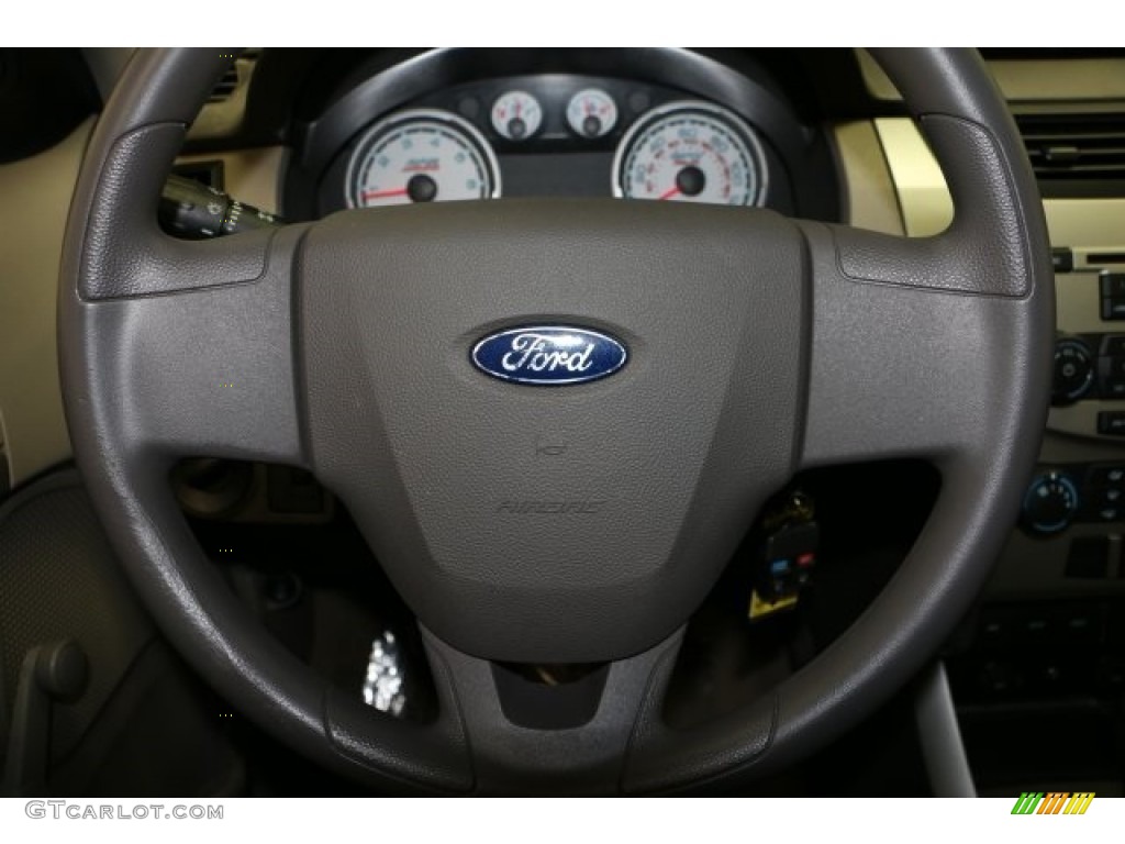 2011 Focus S Sedan - Ebony Black / Medium Stone photo #8