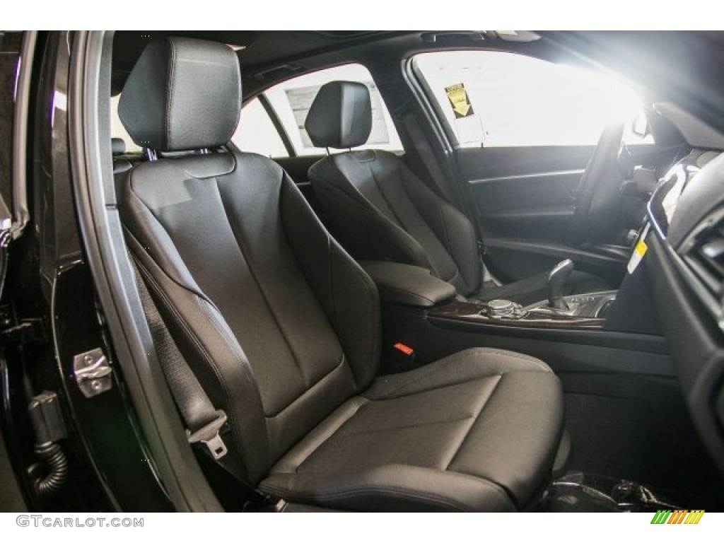 2017 3 Series 330i Sedan - Black Sapphire Metallic / Black photo #2