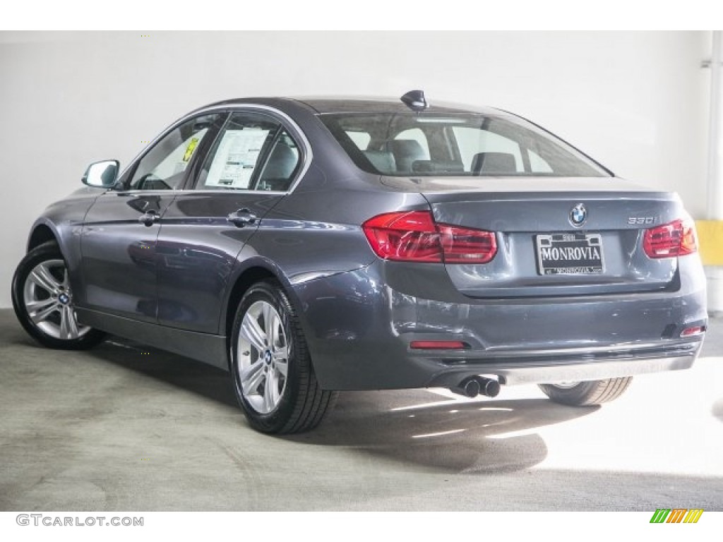 2017 3 Series 330i Sedan - Mineral Grey Metallic / Black photo #3
