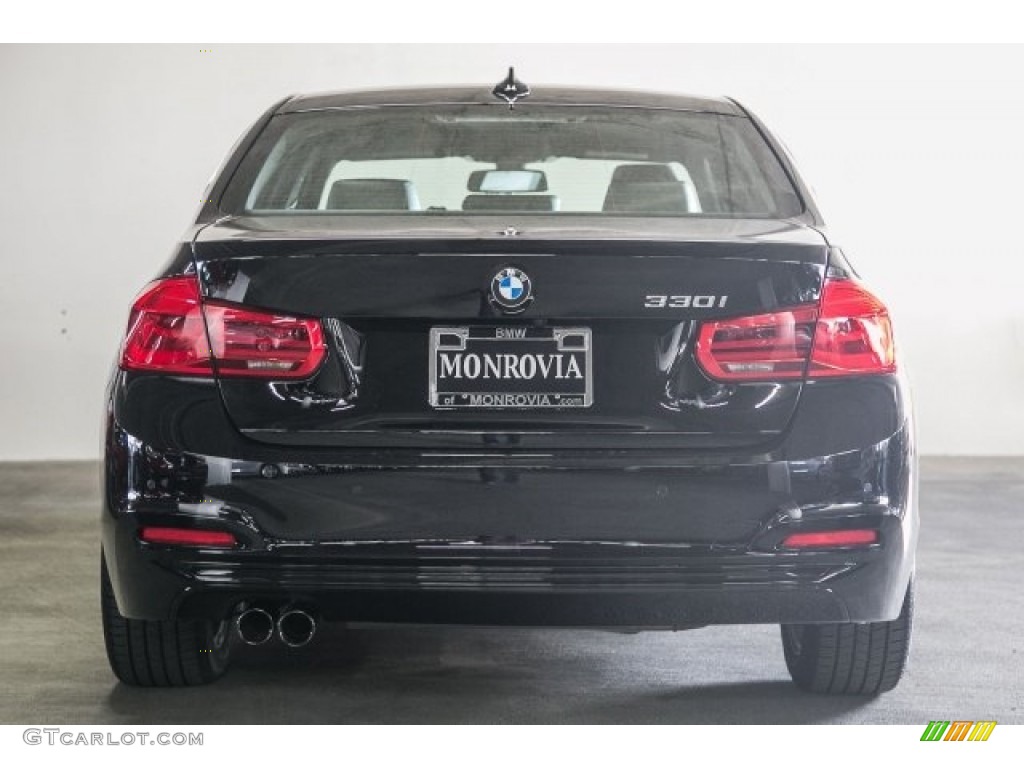 2017 3 Series 330i Sedan - Jet Black / Black photo #4