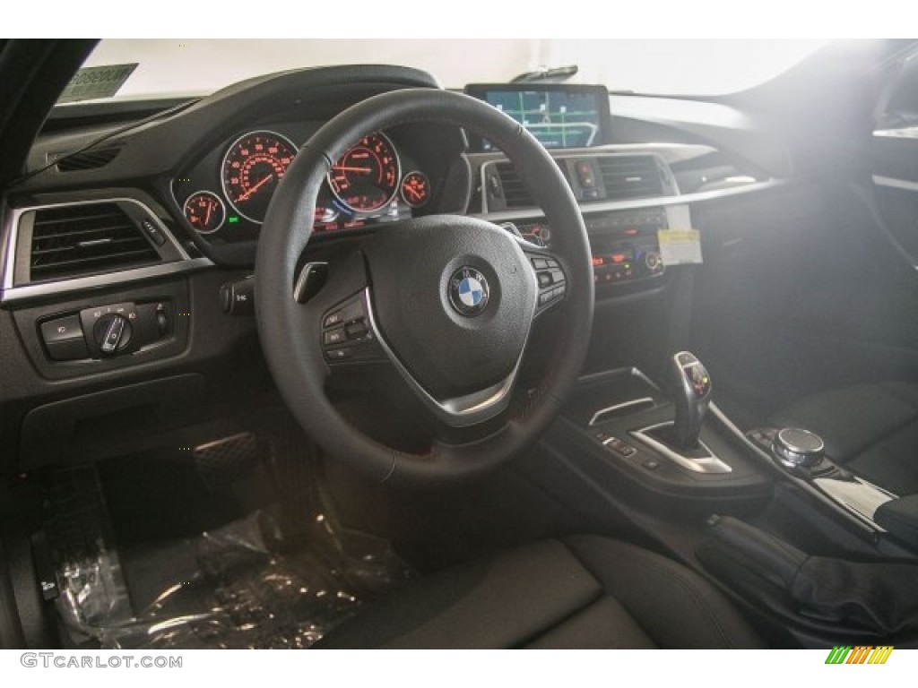 2017 3 Series 330i Sedan - Jet Black / Black photo #6