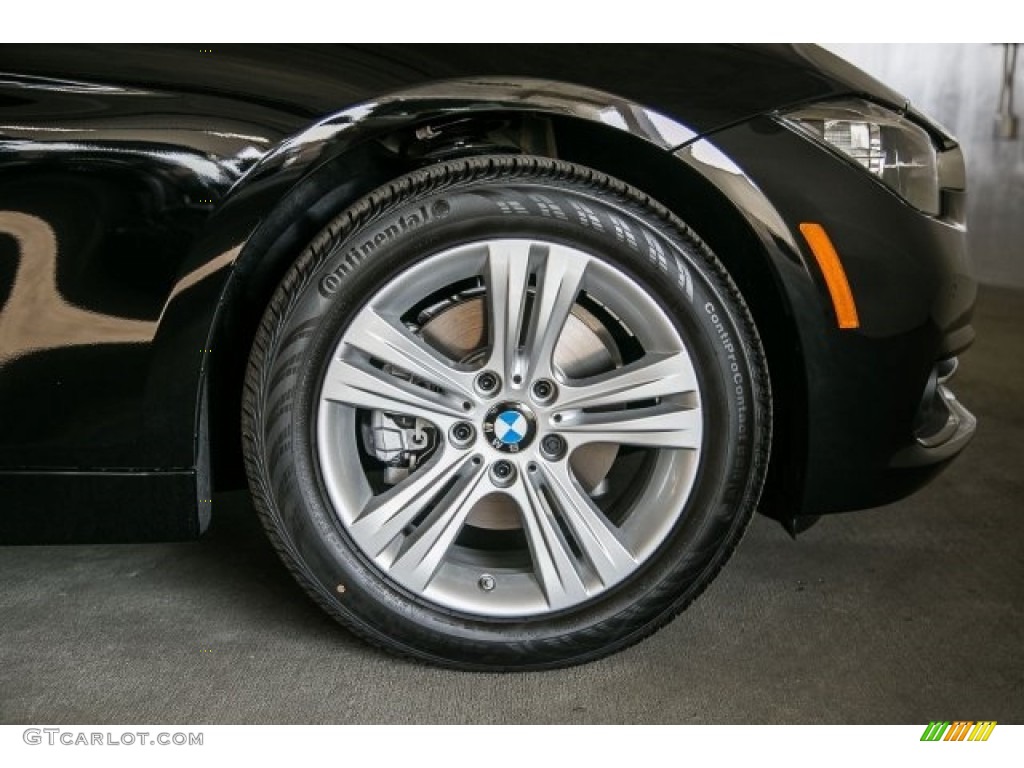 2017 3 Series 330i Sedan - Jet Black / Black photo #9