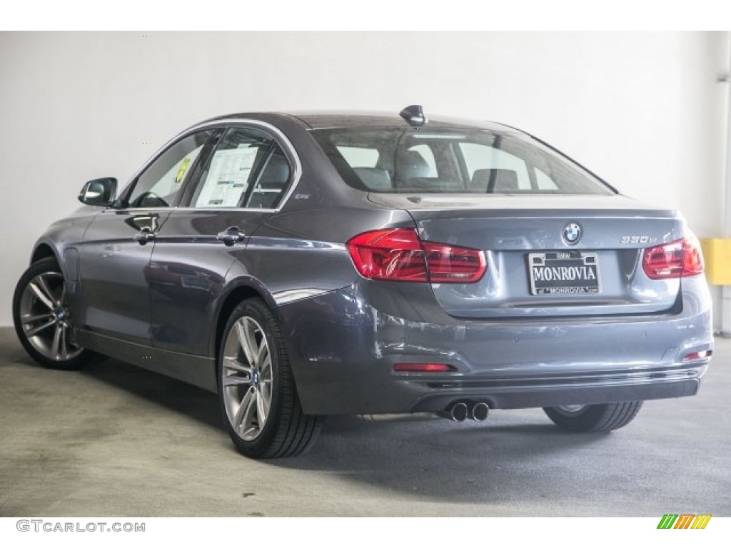 2017 3 Series 330e iPerfomance Sedan - Mineral Grey Metallic / Black photo #3