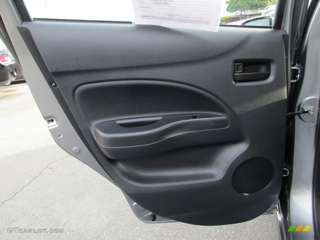 2017 Mitsubishi Mirage ES Black Door Panel Photo #117213559